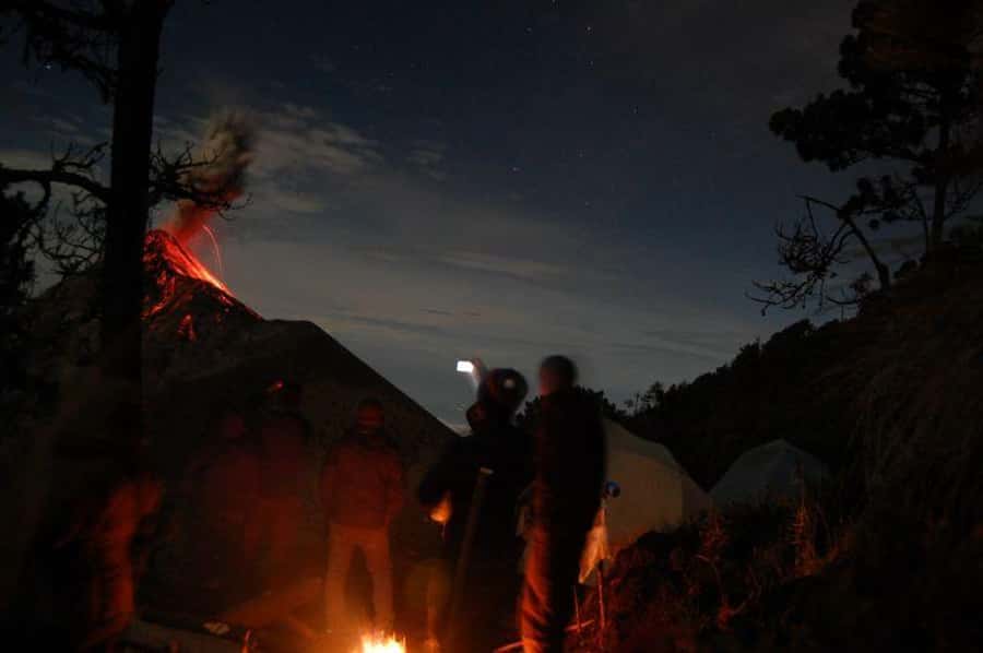 1 Day Acatenango Volcano Hike from Antigua - Phase 4: Scree, Dwarf Pines, Moss, and the Final Push