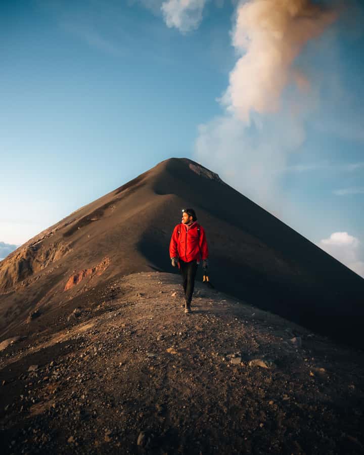 Acatenango Volcano Overnight Hike 2-Day Camping &Fuego Views - Day one: the climb, the lunch break, and arriving at the campsite