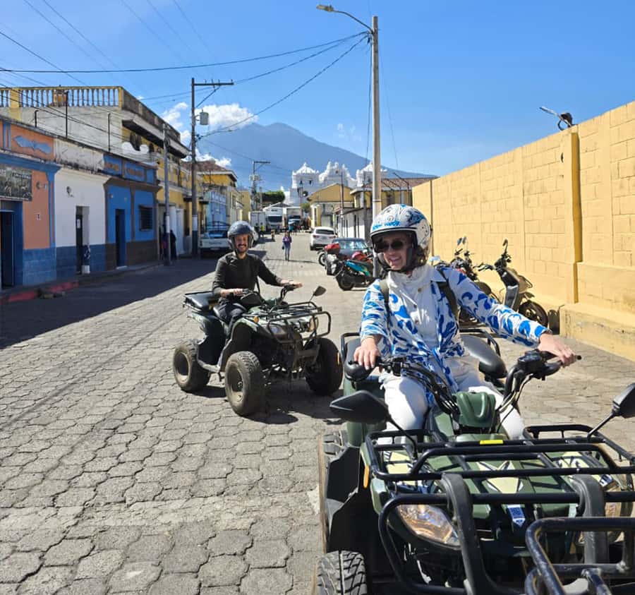 Antigua Villages Atv Tour - Textiles in San Antonio Aguas Calientes and Volcano Views