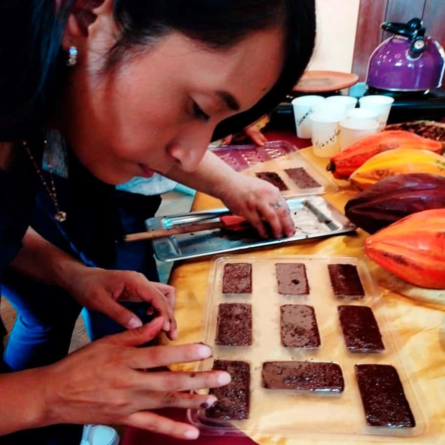 Chocolate workshop; gastronomic experience of cocoa. - What the private group format changes for you