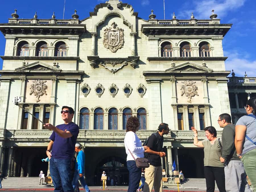 Combo Tour: Colonial Antigua & Guatemala City Explorer Tour - Berlin Plaza, with real Berlin Wall pieces