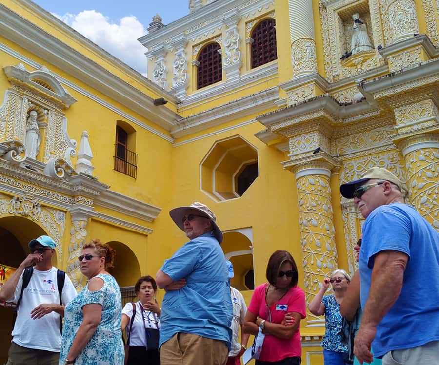 Combo Tour: Colonial Antigua & Guatemala City Explorer Tour - La Merced Church and the Ultrabaroque look