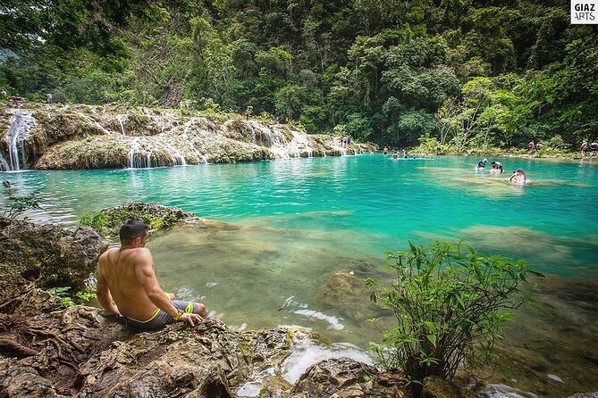Discover The Paradisiacal Semuc Champey + Kanba Caves - Tour From Cobán - K’anba Caves by candlelight, walking through water and rock formations