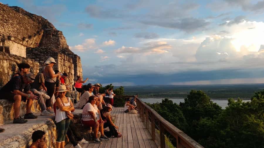 Flores: Yaxha Shared Sunset Tour with Transportation & Guide - Getting There from Flores, and What the Road Tells You About the Day