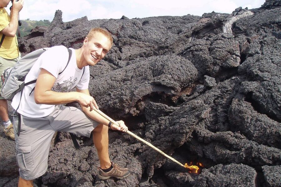 From Antigua: Pacaya Volcano Trek - Steep grade, horses, and how guides keep mixed groups moving