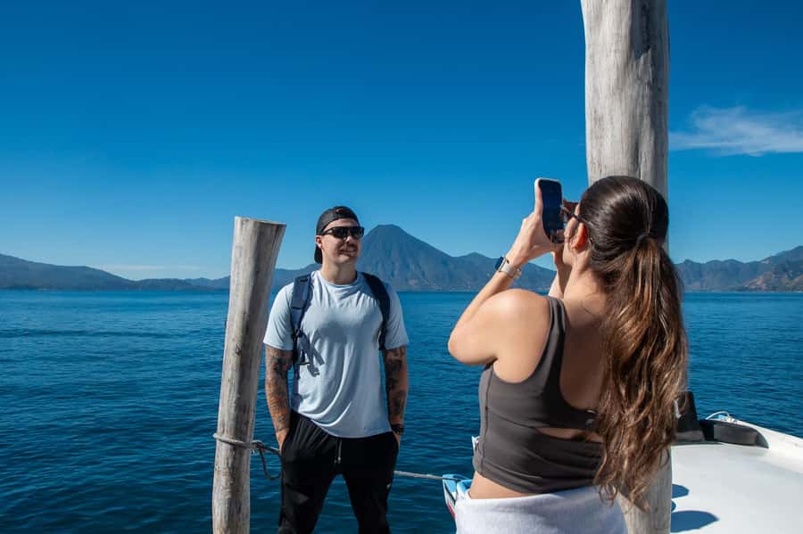FROM ANTIGUA, ROUND TRIP: EXPLORING THE VILLAGES OF LAKE ATITLÁN. - Panajachel First Look: breakfast, photos, and the lake mood before the villages
