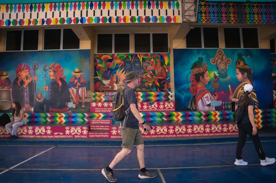 FROM ANTIGUA, ROUND TRIP: EXPLORING THE VILLAGES OF LAKE ATITLÁN. - Santiago Atitlán: regional food break and the stories behind cacao, cotton, and coffee