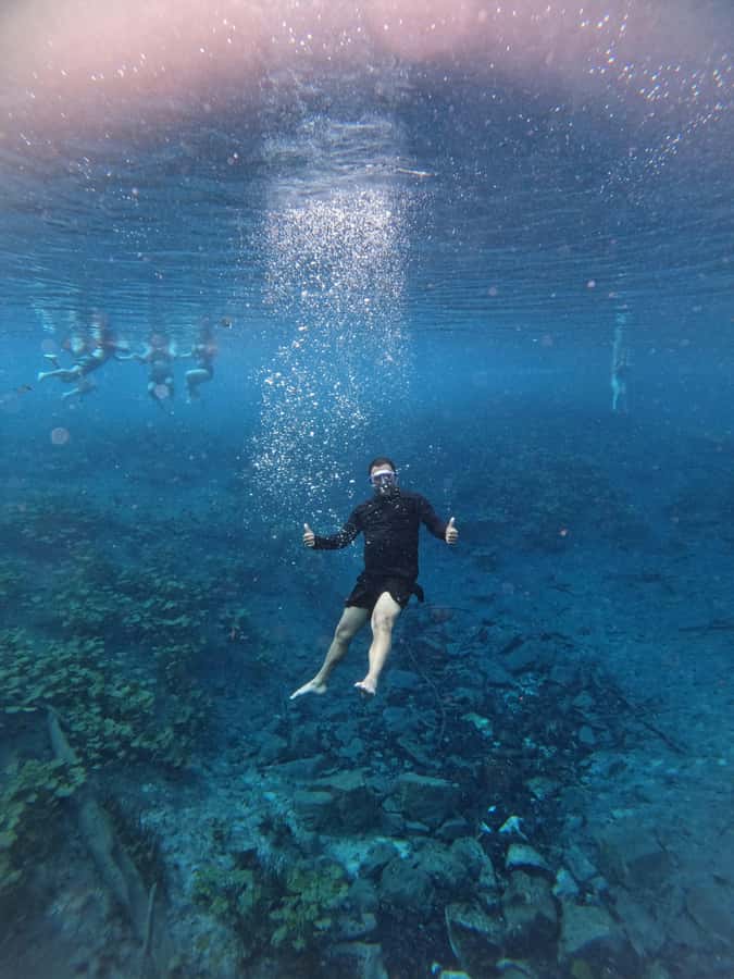 From Flores: Blue Crater All Inclusive - Getting to Crater Azul from Flores: how the day really moves