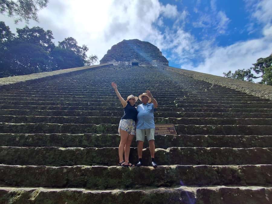 From Flores: Tikal Guided Tour with Transportation - The Guided Walk at Tikal: Central Plaza, Temple I, and Temple II
