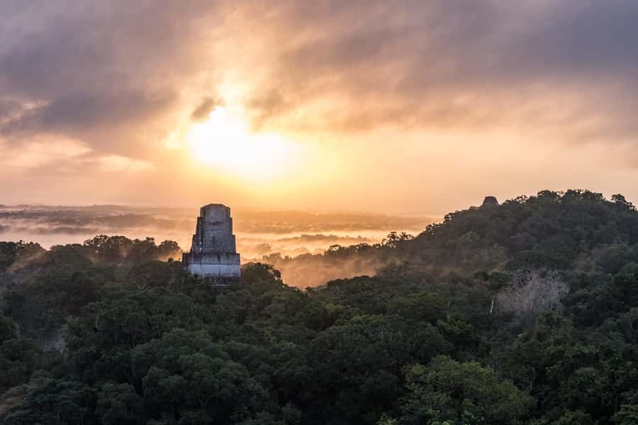 From Flores: Tikal Ruins Sunrise Guided Tour - Heading back to Flores: shared van timing, comfort, and keeping the group together