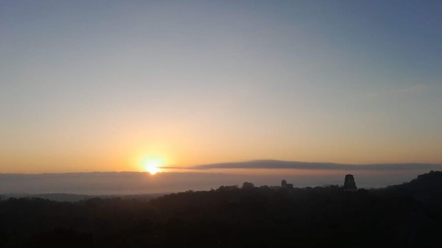 From Flores: Tikal Sunrise Archaeological Tour - Complex Q and the Mayan time-calculators talk