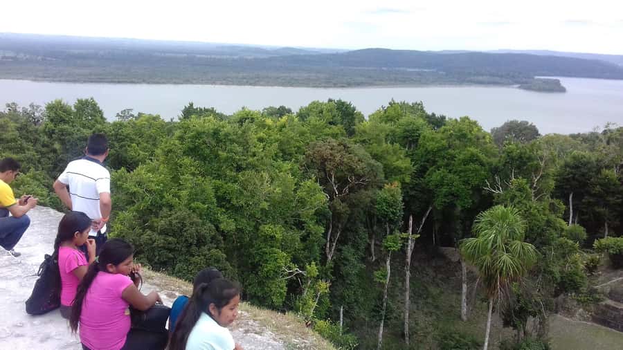From Flores: Yaxha Ruins Guided Tour - Shared minivan reality: legs, space, and short comfort hacks