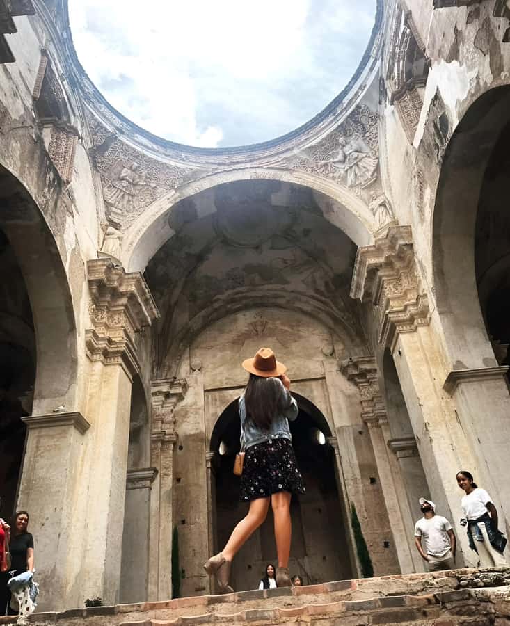 From Guatemala City, Tour to Antigua Guatemala - Church of La Merced and Antigua Central Park, where the town sets the tone