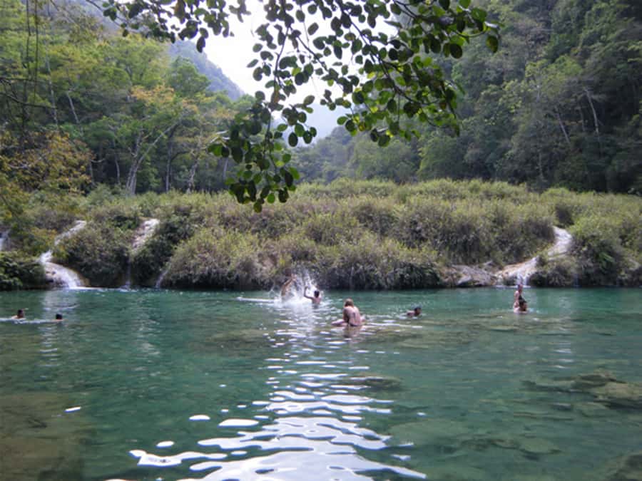From Lanquin: Semuc Champey Park and Kanba Cave Guided Tour - Kanba Cave: About 1,000 Meters of Underground River, Pools, Waterfalls, and Tight Swim Sections