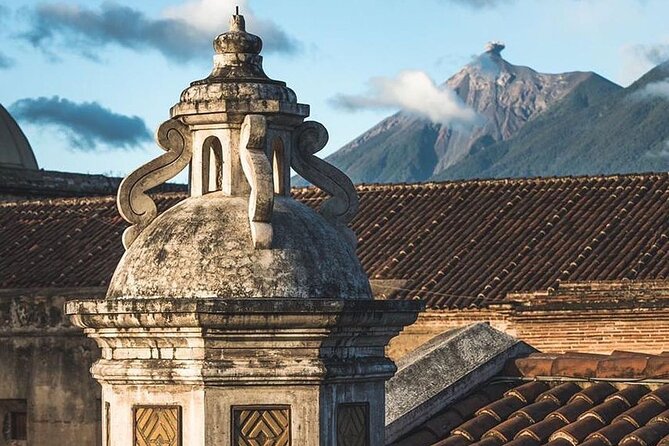 Join The Best Walking Tour of Antigua Departing From Antigua - Half Day Tour - Central Park, old cobblestones, and the Water Volcano behind it