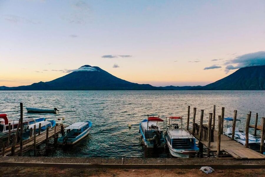 Lake Atitlan Tour - San Juan la Laguna’s umbrella street, plus the three-volcano viewpoints