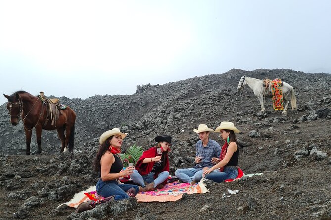 Pacaya Volcano Luxury Sunset Horseback Riding Tour/ Dinner Cooked by-Lava Chef - The sunset version: what changes when the ride down happens in the dark