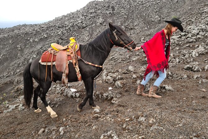 Pacaya Volcano Luxury Sunset Horseback Riding Tour/ Dinner Cooked by-Lava Chef - Getting to Pacaya: the ride over lava rock and the mountain views