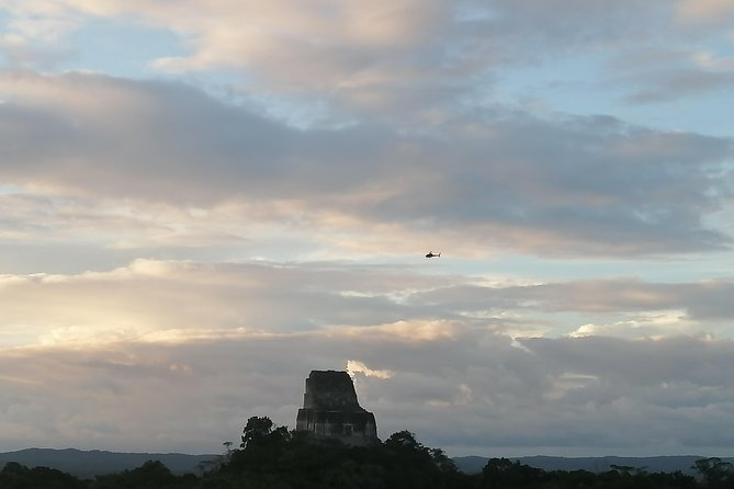 Tikal VIP Private Sunset Tour from Flores Guatemala - A sunset viewpoint that makes the long day feel worth it