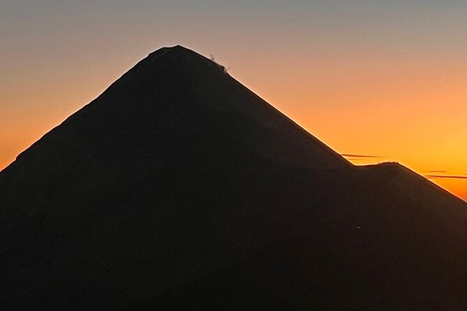 Two day hiking tour to the Acatenango Volcano - Ixcanul camp at 6:30 p.m., hot chocolate, marshmallows, and the cold truth